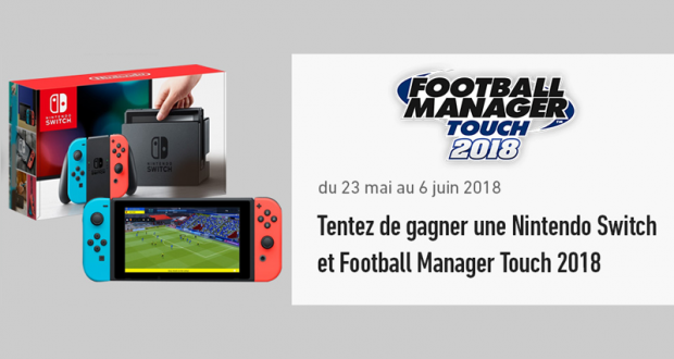 Console de jeux Nintendo Switch avec un jeu