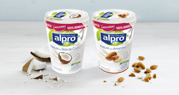 Desserts et yaourt végétal Alpro 100% remboursés
