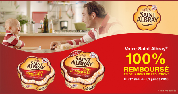 Fromage Saint Albray 100% remboursé