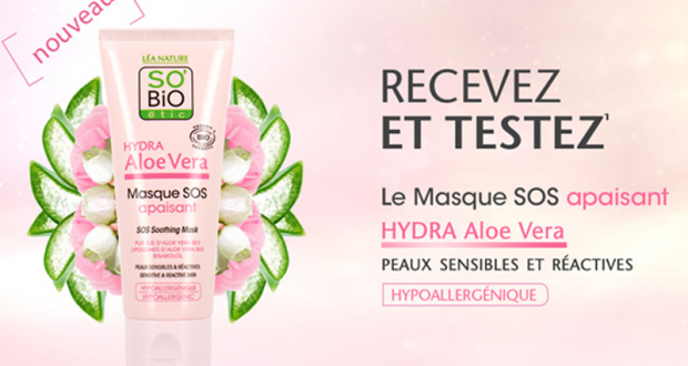 Masque SOS apaisant HYDRA Aloe Vera