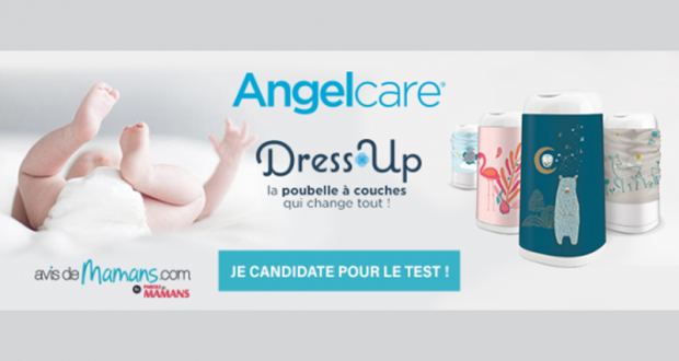 Poubelle à couches Dress Up de Angelcare