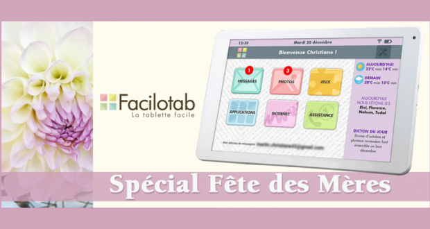 Tablette Facilotab 10.1’ WiFi 32 Go