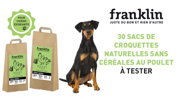 Testez les croquettes Franklin au poulet patate douce et herbes