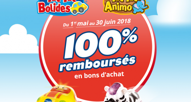 TutTut Bolides et TutTut Animo 100% remboursés