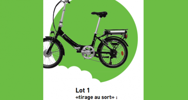 Vélo électrique (valeur de 569 euros)