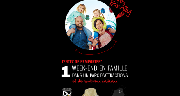 Week-end en famille dans un parc d'attractions