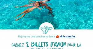 2 billets d'avion AR Paris Nouvelle-Calédonie