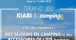 2 séjours d'une semaine en camping en France ou en Espagne