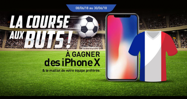 2 smartphones iPhone X (valeur unitaire 1159 euros)