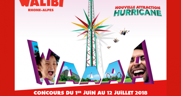 20 lots de 4 entrées pour le parc Walibi Rhones-Alpes