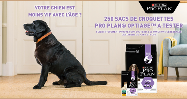 250 Sacs de croquettes PRO PLAN OPTIAGE