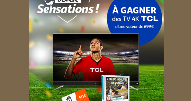 3 télévisions 4K 139cm TCL