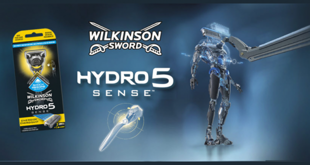 3000 packs de rasoirs Hydro 5 Sense de Wilkinson