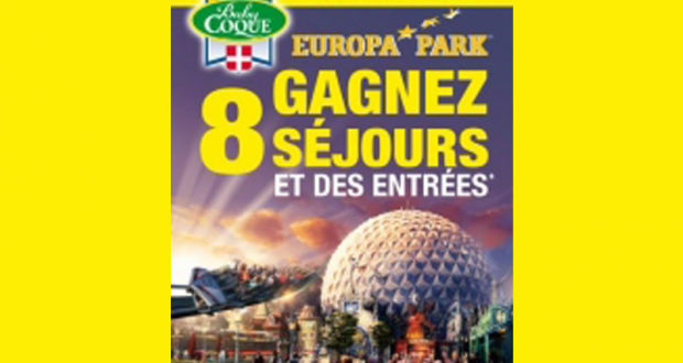 8 séjours pour 4 personnes au parc Europapark en Allemagne