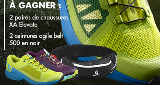 Gagnez 2 paires de chaussures de trail Salomon