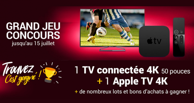 TV Connectée 4K 50 pouces + Apple TV 4K