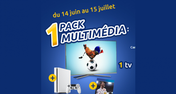 Téléviseur LED + console de jeux PS4 + jeu