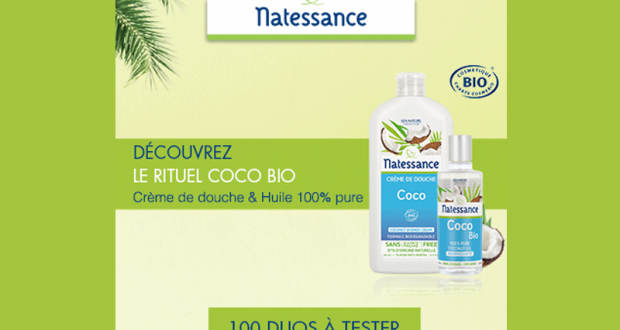 Testez la routine corps Coco bio de Natessance