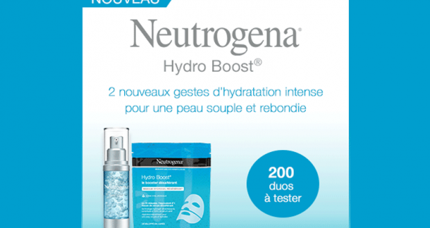 Testez le duo hydratant Hydro Boost de Neutrogena