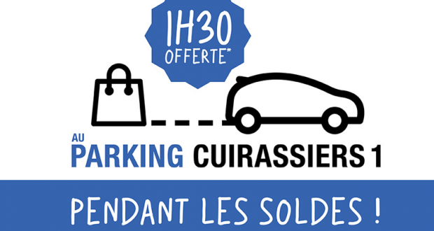 1h30 de parking offerte La Part Dieu