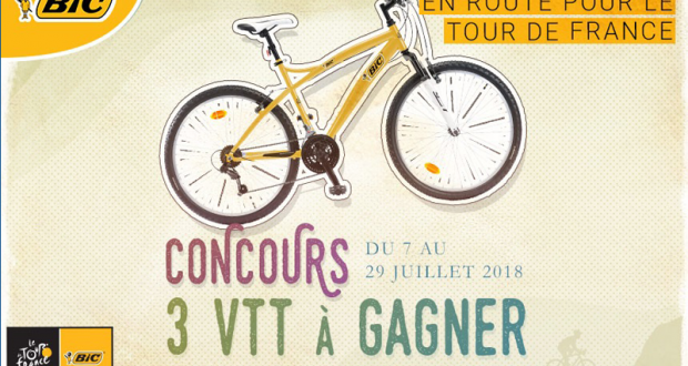 3 vélos VTT Bic (valeur unitaire 175 euros)