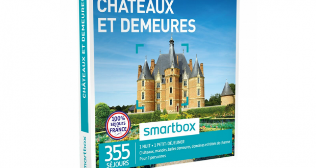 Chaque mois 1 coffret Smartbox Châteaux et demeures