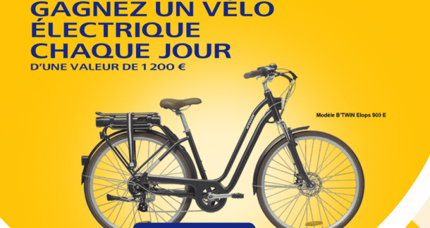 Gagnez Chaque jour un vélo électrique B'twin