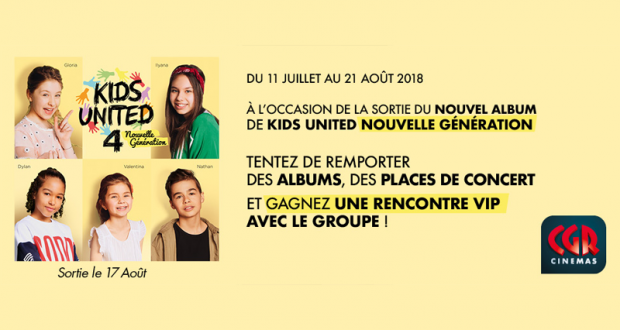 Rencontre VIP avec le groupe Kids United Nouvelle Génération