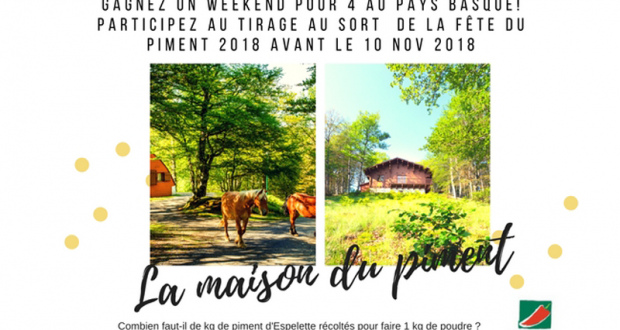 Week-end pour 4 dans un chalet au coeur du Pays Basque