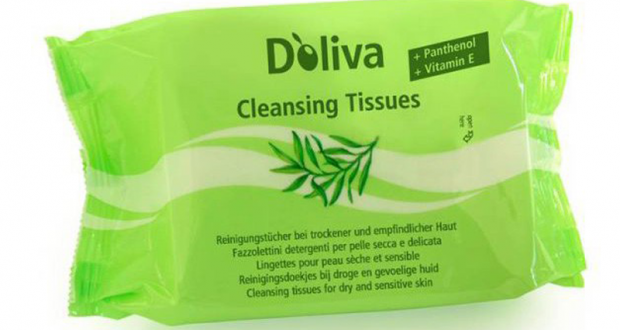 Échantillons gratuits des lingettes démaquillantes Doliva