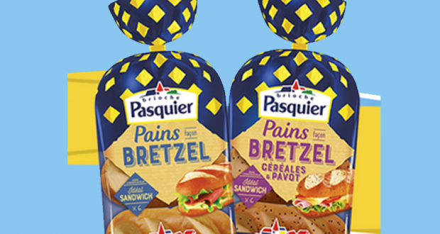 1000 packs Pains façon Bretzel de Brioche Pasquier