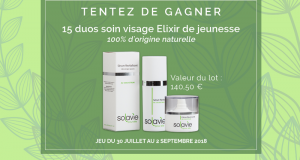 15 lots de 2 produits de soins Solavie