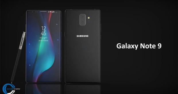 2 smartphones Samsung Galaxy Note 9