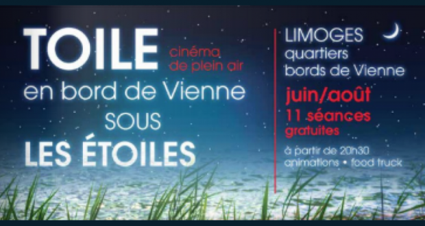 Cinéma en plein air gratuit à Limoges