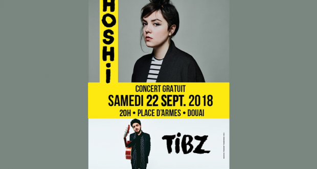 Concert gratuit Hoshi et Tibz gratuit Douai