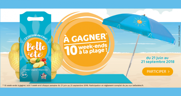 Gagnez l’un des 10 weekends à la plage