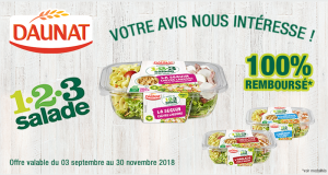 1.2.3 Salade Daunat 100% Remboursé