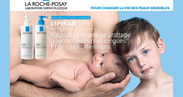 1500 Lots gratuits de 2 soins visage & corps LIPIKAR AP+