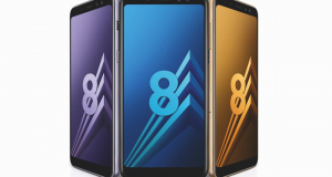 2 smartphones Samsung Galaxy A8