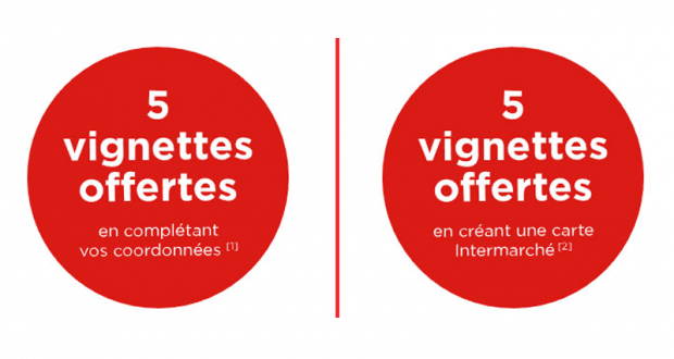 5 vignettes Vivo offertes sur Intermarche.com