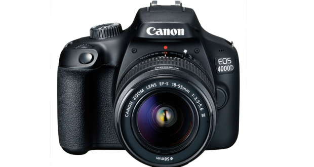 Appareil photo Reflex Canon EOS 4000D Noir avec objectif
