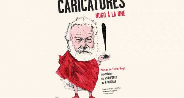 Des invitations pour l’exposition Caricatures Hugo à Paris