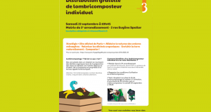 Distribution gratuite de Lombricomposteurs