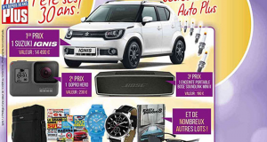 Gagnez une voiture Suzuki Ignis (valeur 14 490 euros )