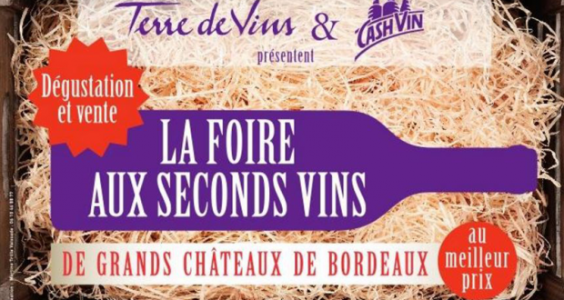 Invitation pour 2 personnes à la Foire aux Seconds Vins 2018