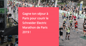 Séjour pour 2 personnes à Paris pour le Schneider Electric Marathon