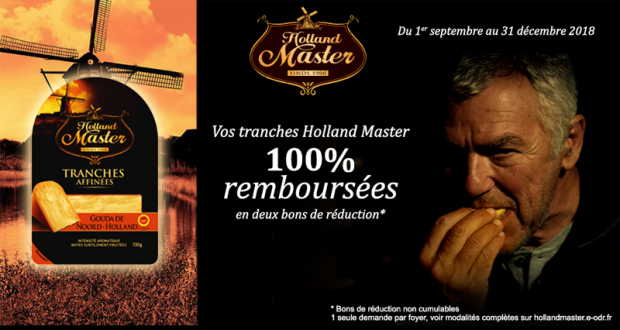 Tranches Holland Master 100% Remboursées