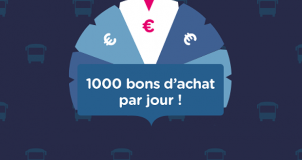 1 000 bons d'achat Ouibus à gagner chaque jour