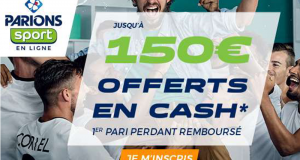 150 euros offerts en cash - ParionsSport