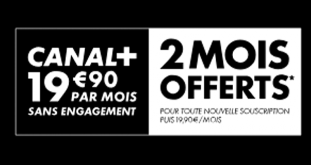 2 mois d'Abonnement Canal+ Gratuit (Sans Engagement)